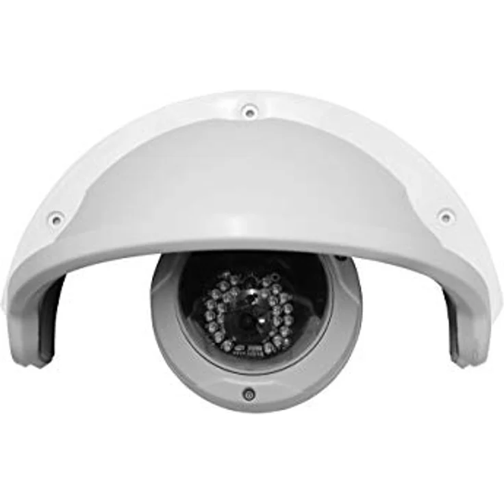 Hikvision Digital Technology DS-1250ZJ Schutzdach für Überwachungskamera, kompatibel mit DS-2CD45XXF(WD)-I(Z)(H)(S), für den Außenbereich, Weiß, 264,7 x 152 mm – Bild 5