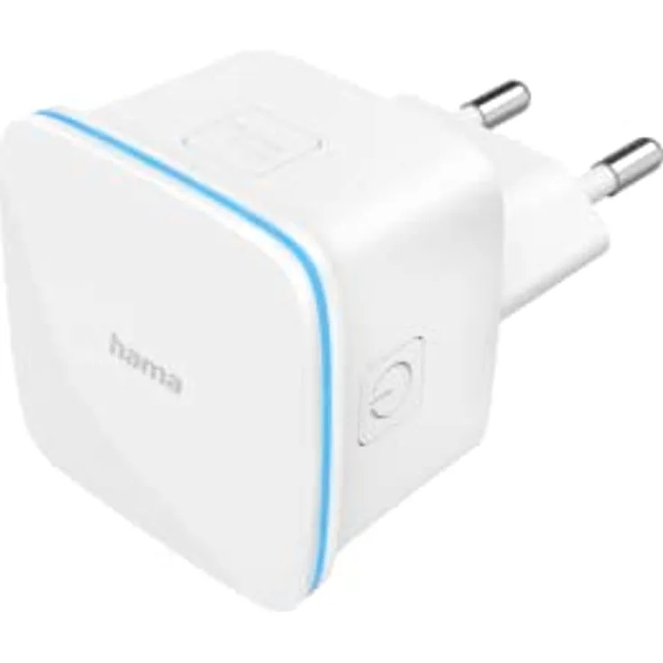 Hama N300 WLAN-Repeater, 2,4 GHz, für Steckdose, mit LAN-Anschluss und WPS