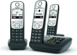 Gigaset A690 AM TRIO DECT Schnurlostelefon mit 3 Mobilteilen
