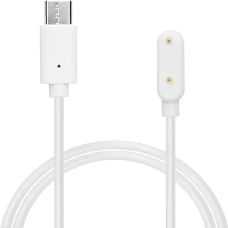 kwmobile USB C Ladekabel für Samsung Galaxy Fit 3 - 100 cm langes Ersatzkabel in Weiß mit schneller Ladegeschwindigkeit – Bild 1