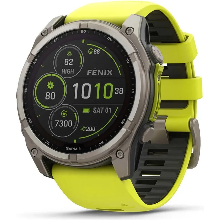 Garmin fēnix® 8 AMOLED 51mm Smartwatch, robuste Multisport-GPS-Smartwatch mit erweiterten Wellnessfunktionen und elegantem Design – Bild 1