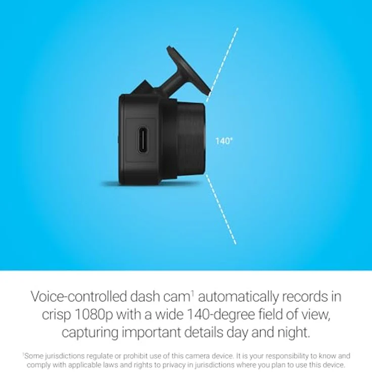 Garmin Dash Cam™ Mini 3 - kleine Dash Cam mit 1.080p HD-Auflösung, 140° Bildwinkel, Garmin Clarity Polfilter und automatischer Unfallerkennung – Bild 4