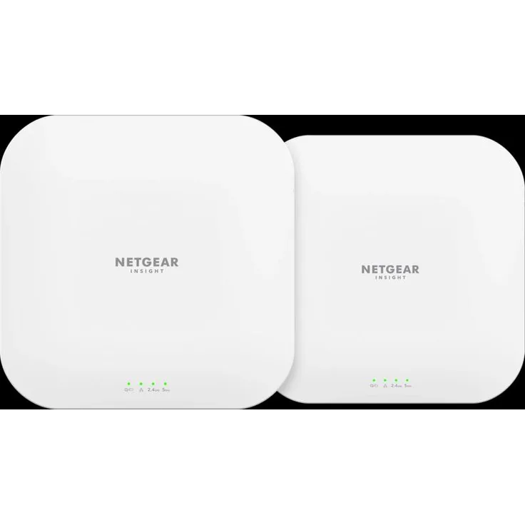 Netgear Wax620 2-Pack, WLAN 6 Access Point für kleine und mittlere Unternehmen, Cloud-Management, hohe Sicherheit, komplette Abdeckung