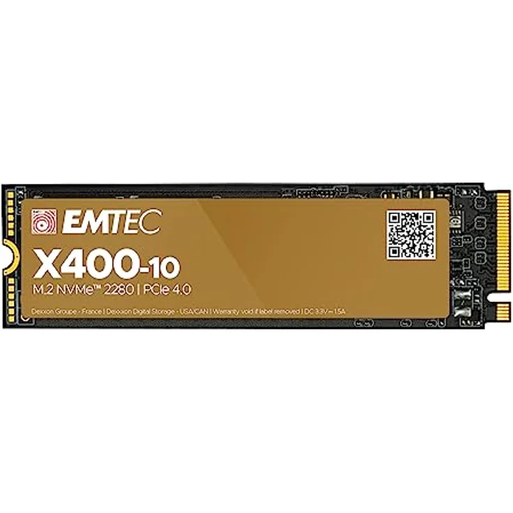 Emtec ECSSD4TX410 interne SSD 4TB 7400/7000MB/sek. X400-10 NVMe PCIe Gen. 4 M.2 - ECSSD4TX410 – Bild 1