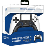 READY 2 GAMING PS4 Pro Pad X -- Special Edition, Kabelloser Controller in Weiß/Schwarz für PlayStation 4 mit TouchPad, Lautsprecher und programmierbaren Extratasten