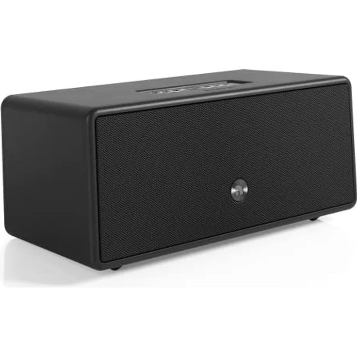 Audio Pro Drumfire-D2 - Ultra Kräftiger Multiroom Lautsprecher mit Bluetooth & WiFi - Stereo Speaker mit AirPlay 2, Chromecast, Spotify Kabellos - Schwarz