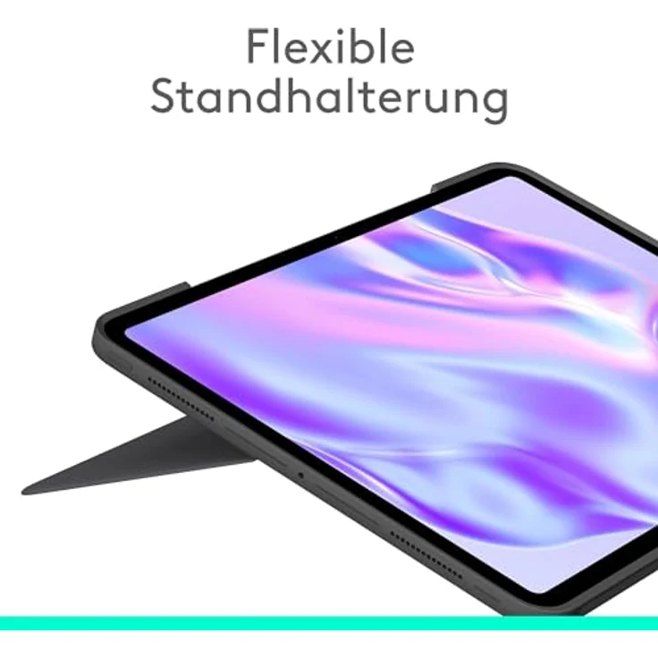 Logitech Combo Touch iPad Pro 13 Zoll (M4) (2024) Tastatur-Case - Abnehmbare Tastatur mit Hintergrundbeleuchtung, Multi-Touch-Trackpad und Smart Connector - Graphit – Bild 2
