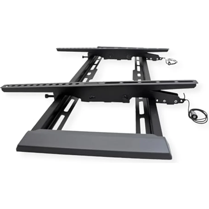 VALUE TV-Wandhalterung, 47 mm Wandabstand, neigbar, 203,2cm/80", 75kg, schwarz – Bild 2