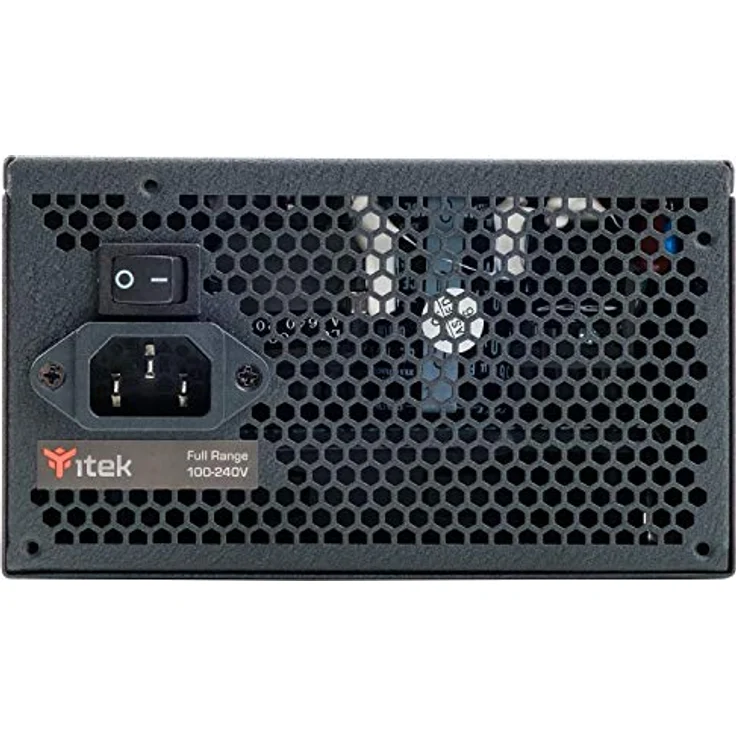 iTek GF750 EVO, 750 W Netzteil mit 80 Plus Gold Zertifizierung, semi-modular, aktiver PFC-Schutz, HDB Lüfter, schwarze Optik – Bild 2
