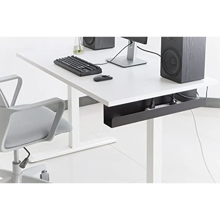 DIGITUS Kabelführungsschiene, Untertisch schwarz – Bild 5