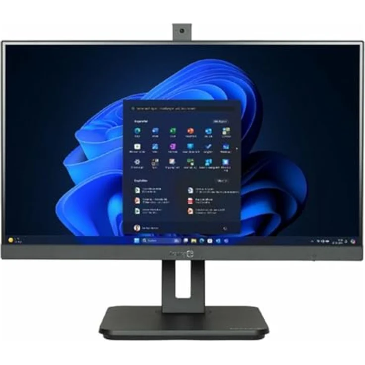 Terra All-In-One-PC 2410HA Greenline, Core i5-14500, 16GB RAM, 1TB SSD, schwarz, Windows 11 Pro, höhenverstellbar, leistungsstark, versenkbare Webcam – Bild 2