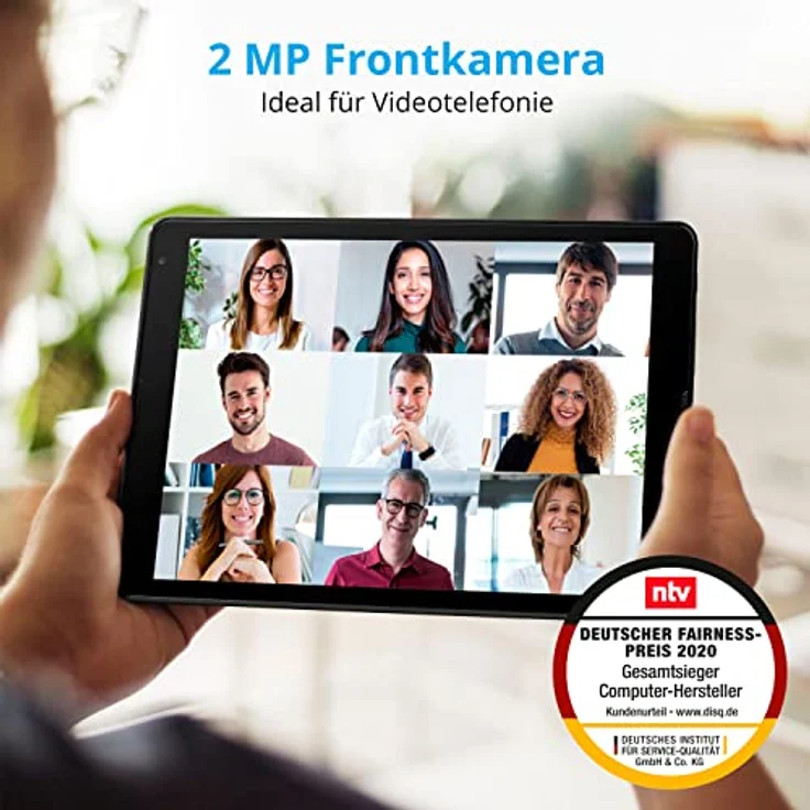 MEDION E10421 25,7 cm (10 Zoll) HD Tablet (Android 10, Quad Core Prozessor, 32GB Speicher, 3GB RAM, Bluetooth) – Bild 2