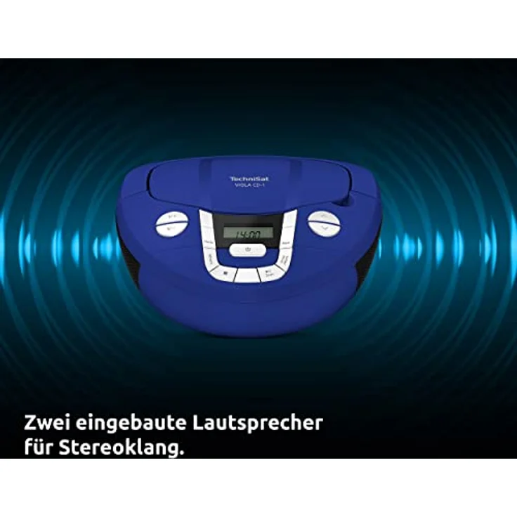 TechniSat Viola CD-1 | Boombox mit Bluetooth, Batteriebetrieb, CD-Player & UKW-Radio – Bild 6