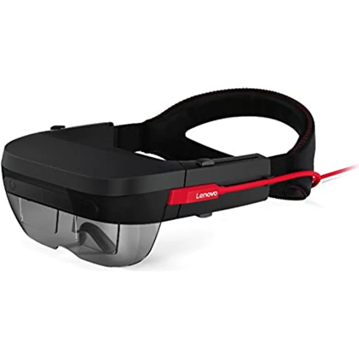 Lenovo ThinkReality A6, AR Brille mit Qualcomm Snapdragon 7c, 1920 x 1080 Pixel, Schwarz – Bild 1