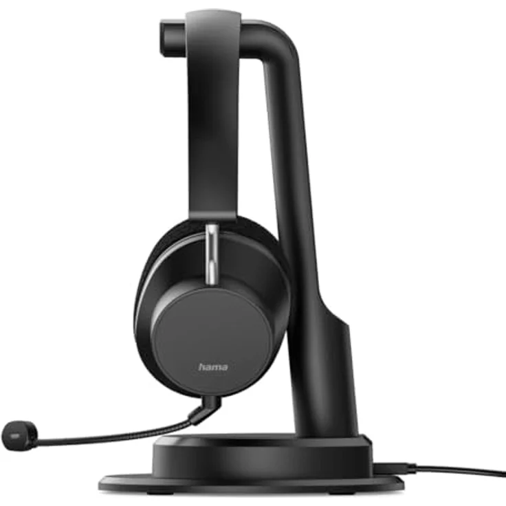 Hama BT-900, Verkabelte & Kabellose Kopfhörer für Büro/Callcenter, Schwarz – Bild 4