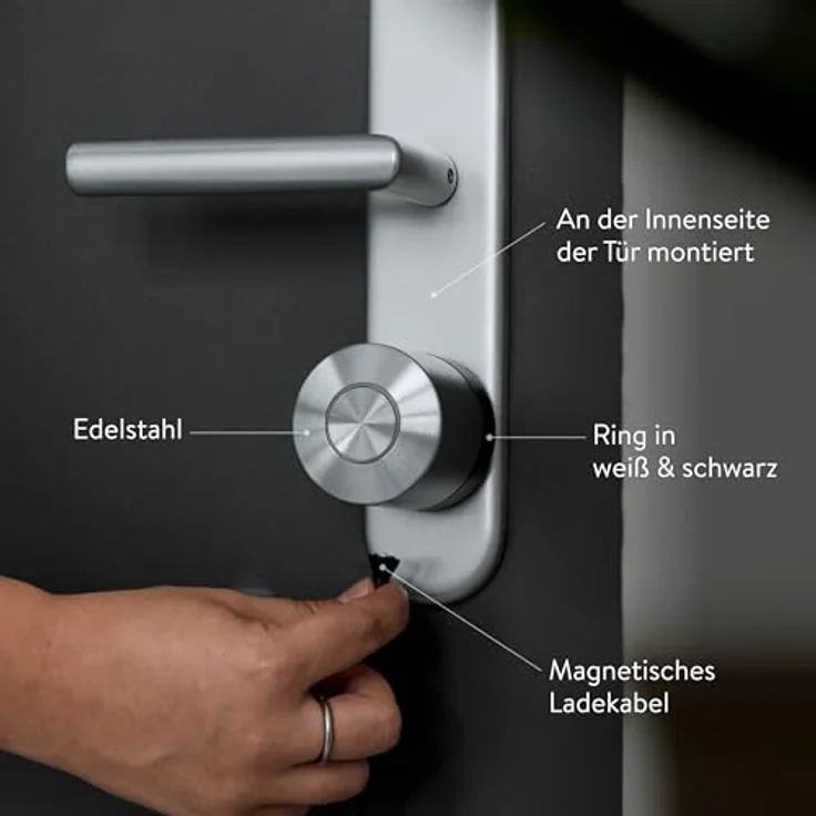 Nuki Smart Lock Ultra – WLAN integriert, Matter-kompatibel, Edelstahlgehäuse, superschnelle 1,5s-Automatik, Akku bis 6 Monate – Bild 2