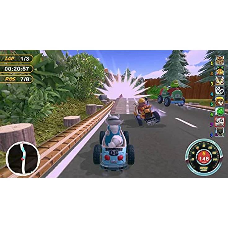 Mindscape Animal Kart Racer Bundle, Nintendo Switch Game mit hochwertigen Abmessungen und flexibler Gestaltung – Bild 2