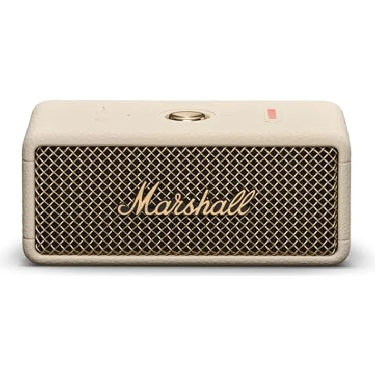 Marshall Emberton III Tragbarer Stereo-Lautsprecher Cremefarben 20 W, 360°-Sound, bis zu 32 Stunden Akkulaufzeit, IP67 wasser- und staubfest – Bild 1