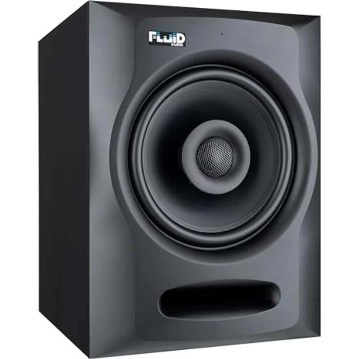 Fluid Audio FX80 V2, Studiomonitor mit 8 Zoll Koaxial-Lautsprechern, 40W RMS, 2-Wege-System und fortschrittlicher Waveguide-Technologie, Paarweise, Schwarz – Bild 3