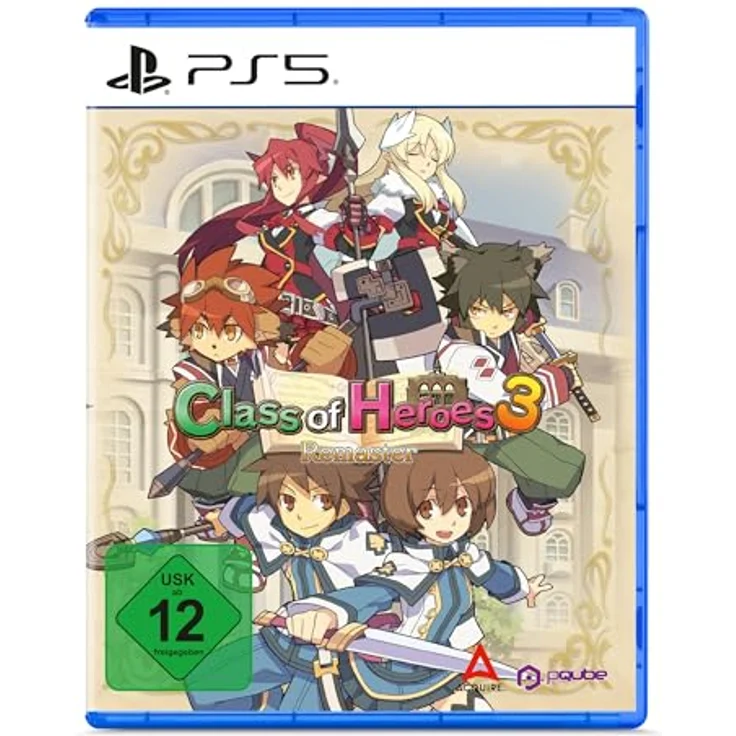 PQube Class of Heroes 3 Remaster - PS5, 3D-Dungeon-Crawling-RPG mit Beziehungssystem und mehreren Schulen – Bild 1