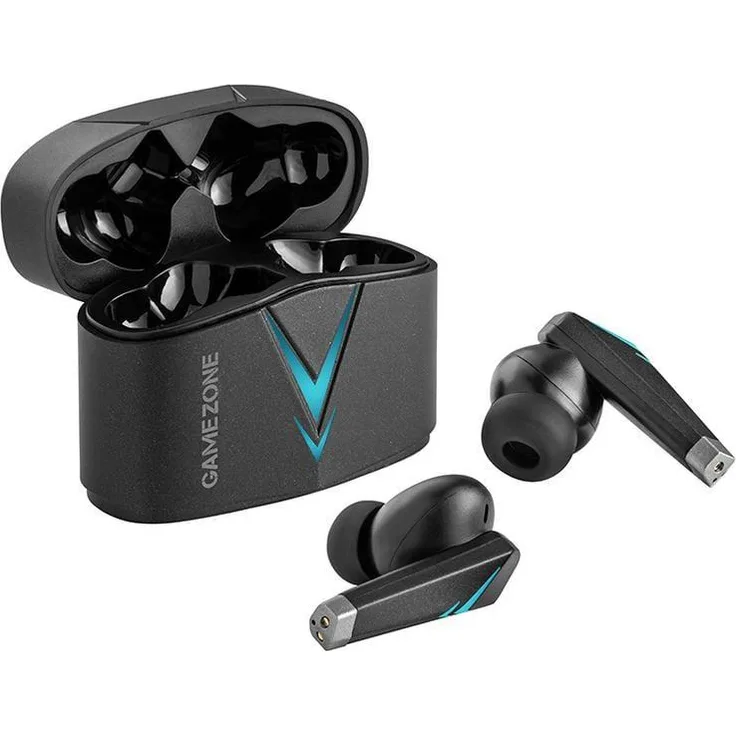 Tracer GAMEZONE T6 PRO TWS, True Wireless Gaming Kopfhörer mit Mikrofon, 20 - 20000 Hz, Schwarz
