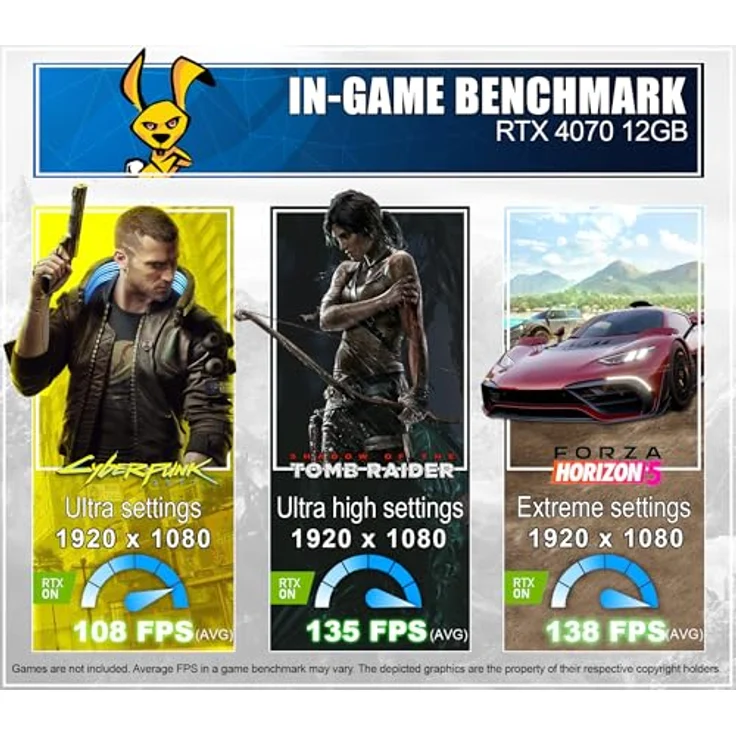 Ankermann Gaming Power V3 | Intel Core i9-12900F | Nvidia GeForce RTX 4070 12GB | 32GB DDR5 RAM | 1TB NVMe SSD | Windows 11 | WLAN & Bluetooth | Libre Office – Bild 3