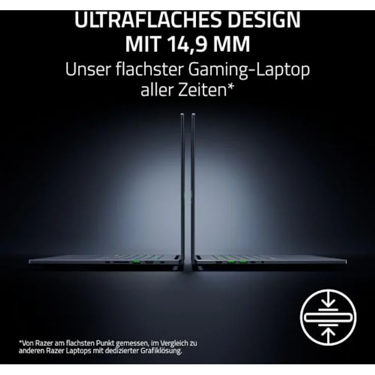 Razer Blade 16, 16" QHD+ 240Hz OLED Gaming Laptop, Intel Core Ultra 9 386H, 32GB RAM, 2TB SSD, NVIDIA GeForce RTX 5090, schwarz, Windows 11 – Bild 2