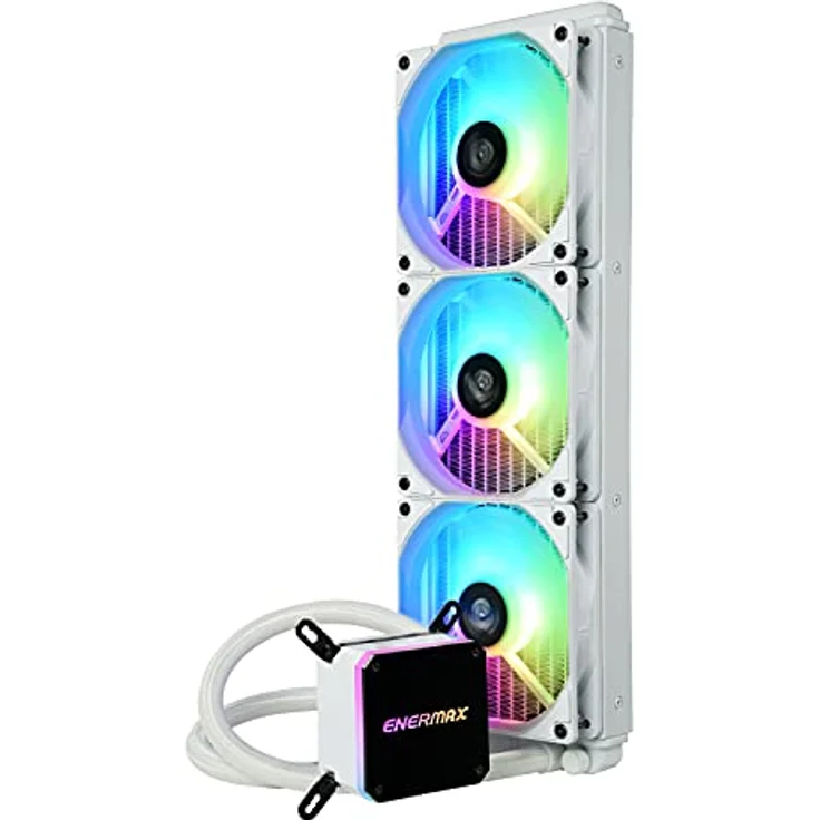 Enermax LiqMax III ARGB 360 Weiß, AIO Liquid Cooler, Watercooling für Intel/AMD-Prozessoren, ARGB-Lüfter (ELC-LMT360-W-ARGB) – Bild 4
