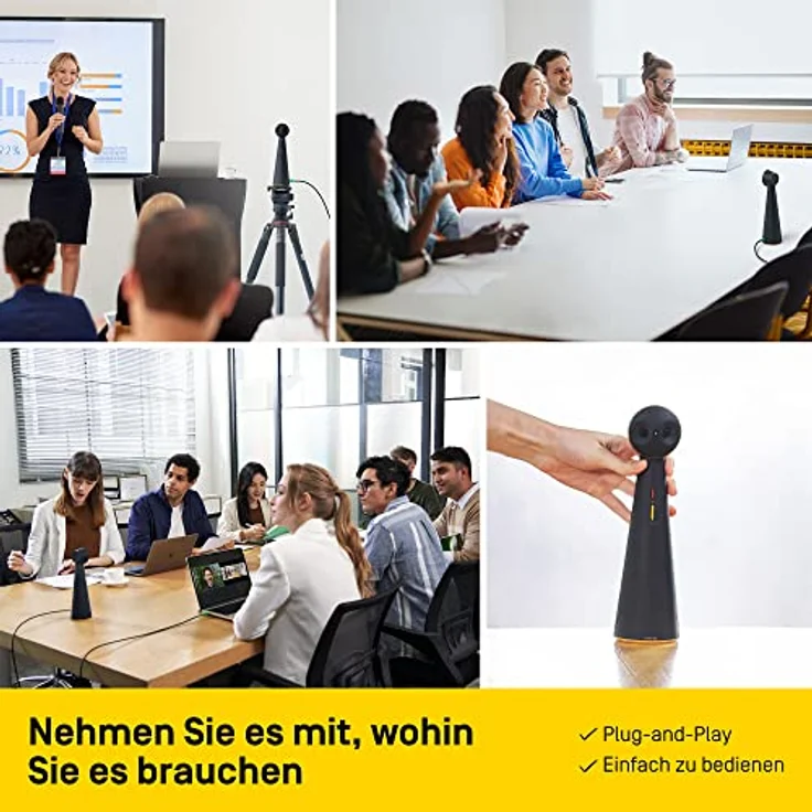 Ipevo Totem 180 Grad 4K Video-Konferenzkamera – Bild 4