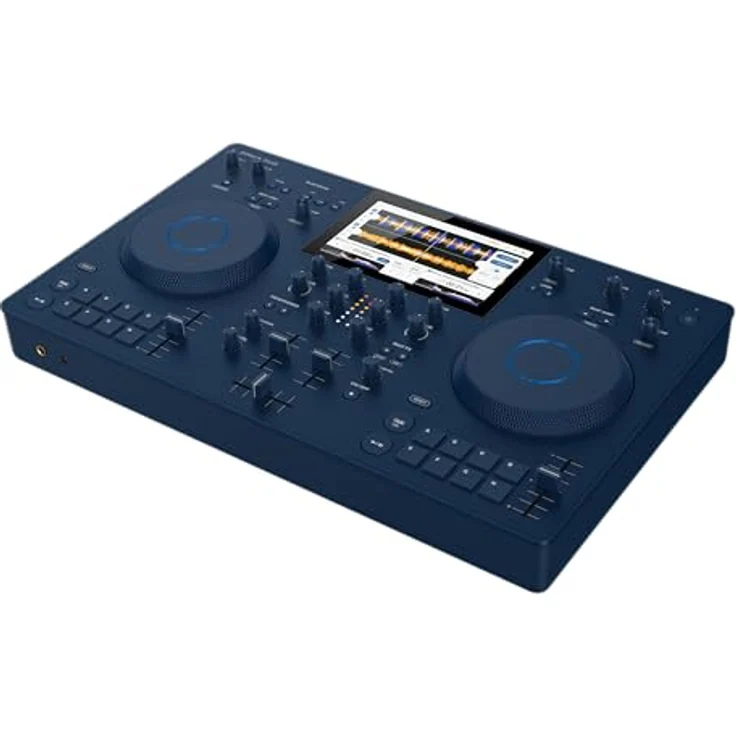 AlphaTheta OMNIS-DUO DJ Controller, 5-Stunden-Spielzeit, USB/SD, Schwarz – Bild 4