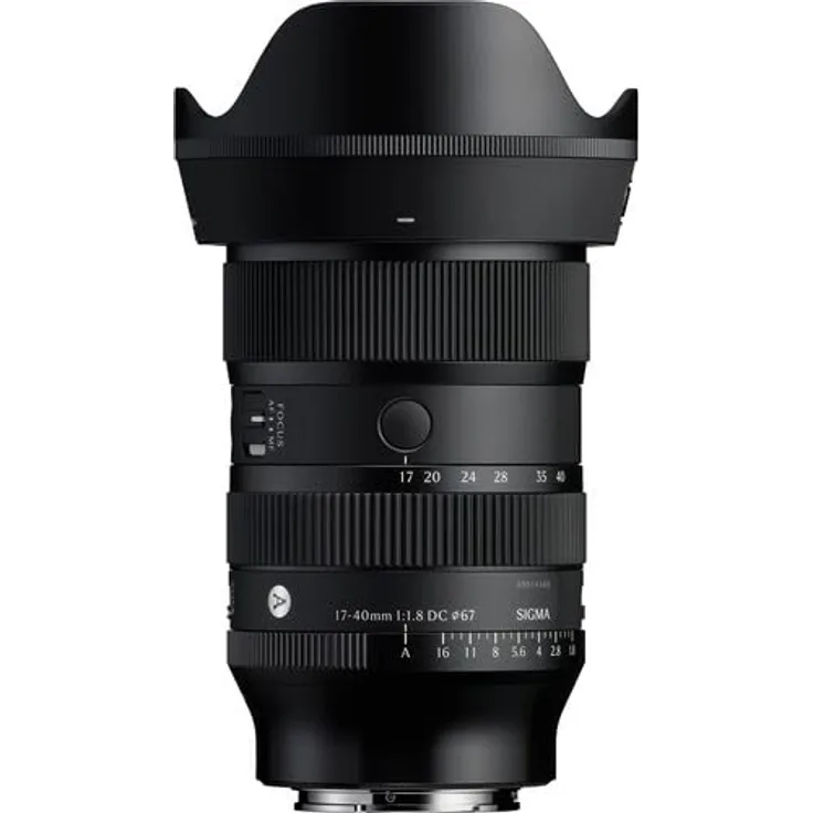 Sigma 17–40 mm F1.8 DC Weitwinkel-Objektiv für Sony E, schnelles internes Fokussiersystem, hohe optische Qualität