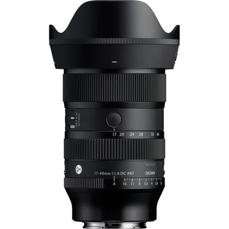 Sigma 17–40 mm F1.8 DC Weitwinkel-Objektiv für Sony E, schnelles internes Fokussiersystem, hohe optische Qualität – Bild 1