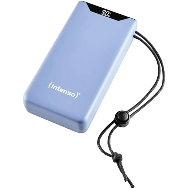 Intenso Powerbank F20000, externer Akku mit PD (20W) & QC (18W), USB-C und USB-A Anschluss, 20000mAh, Blau – Bild 1