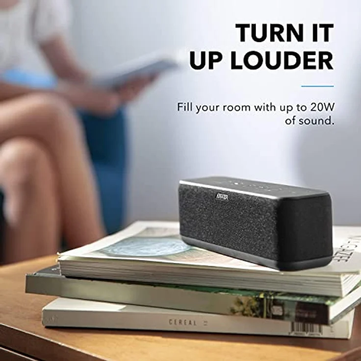 Anker Soundcore Boost Bluetooth Lautsprecher Upgrade mit BassUp, 12 Std Wiedergabe, IPX7 Wasserschutz, Generalüberholt – Bild 4