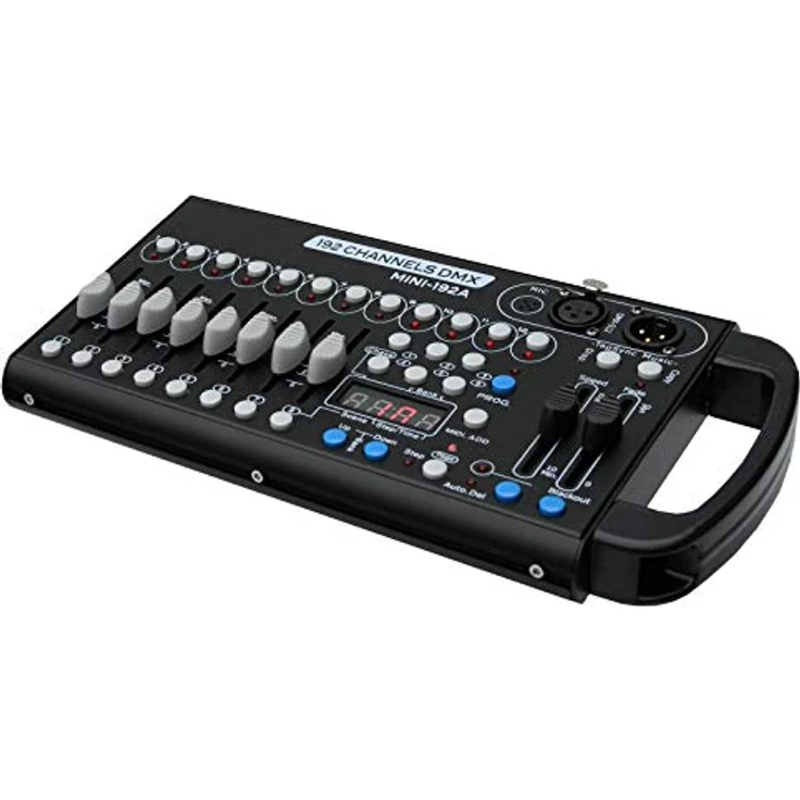 E-Lektron C-192A DMX Controller, 192-Kanal Lichtsteuerpult mit 23 Banken und 184 programmierbaren Szenen – Bild 4