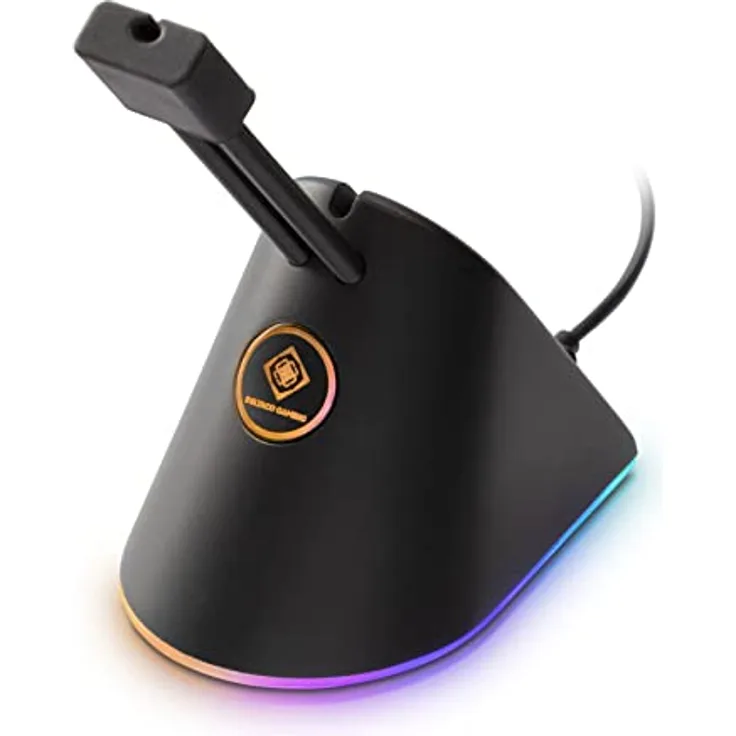 DELTACO Gaming RGB Maus Bungee - 8 RGB-Modi - USB-C - Schwarz