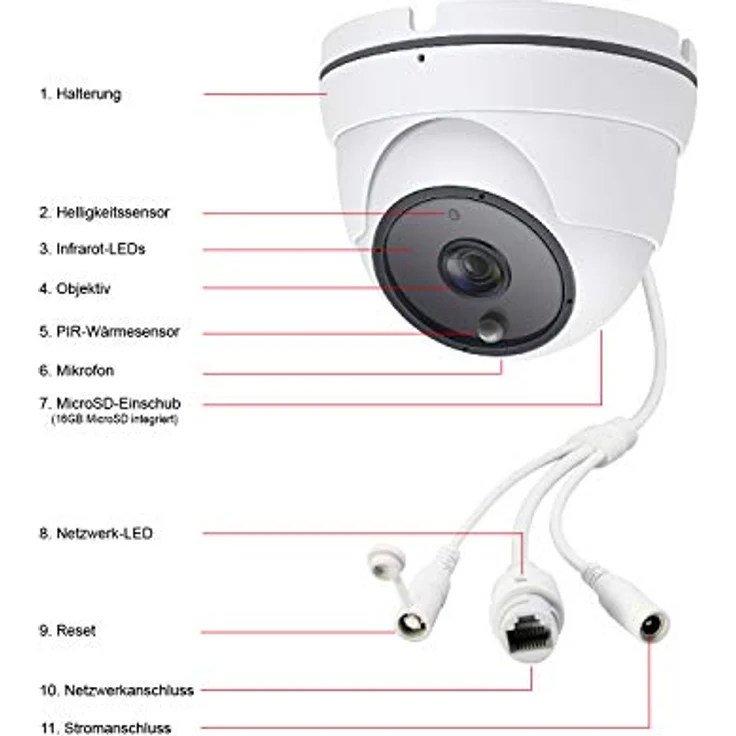 Instar IN-8003 Full HD (10084) Überwachungskamera – Bild 2
