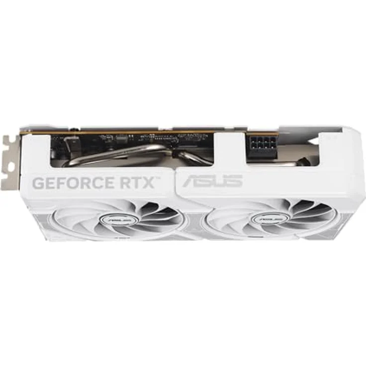 ASUS DUAL-RTX5060-O8G-WHITE, 8GB GDDR7 Grafikkarte mit AI-Leistung, Dual BIOS und 0dB-Technologie, weiß – Bild 7