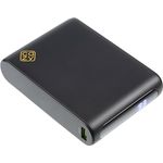 Cazy Powerbank 20000mah, Schnelladefunktion 22.5W, Tragbares Ladegerät USB C, Klein Aber Stark, Perfekte Reisegröße, Externe Handyakkus, LED-Anzeige, Kompatibel mit iPhone, Samsung und Mehr – Schwarz