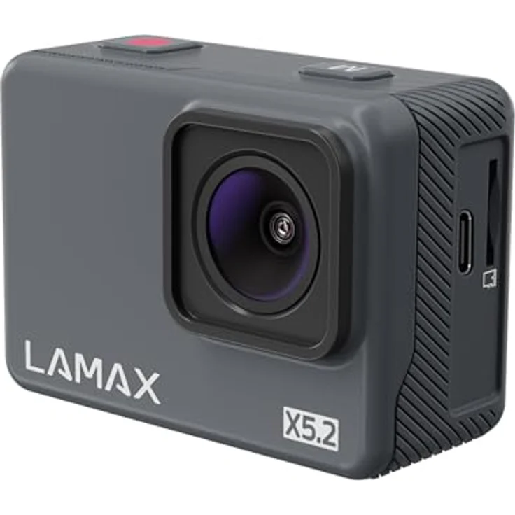 Lamax X5.2 Actionkamera mit echtem 4K bei 30 FPS, flüssigem Full HD bei 60 FPS, MAX-sanfter elektronischer Stabilisierung und Zeitlupe, wasserdicht bis 40 m, USB-C-Aufladung, 2" LCD, WiFi – Bild 2