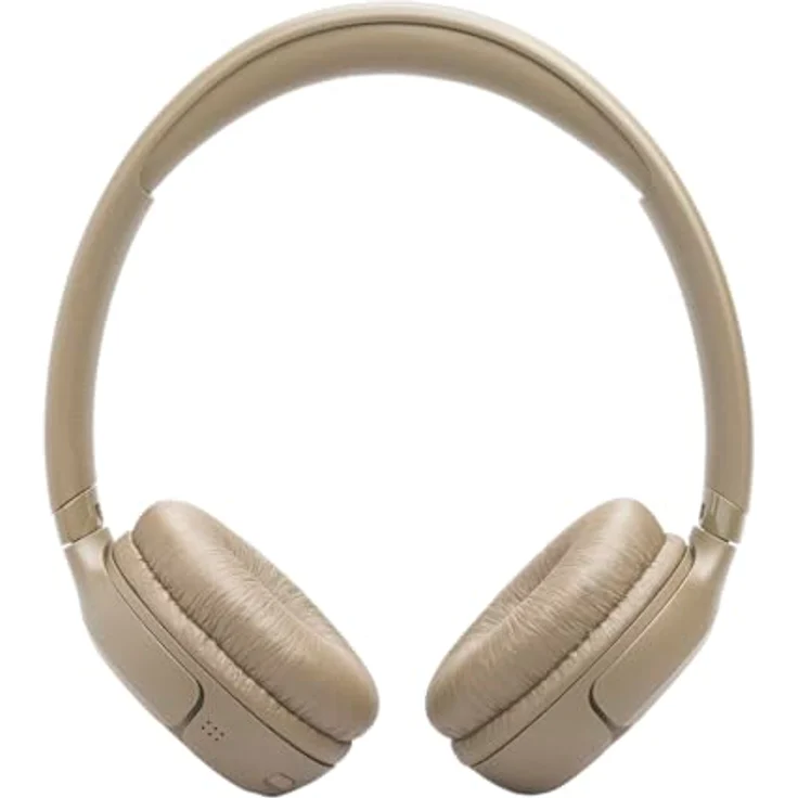 JBL Tune 530 BT, Wireless On-Ear Kopfhörer mit JBL Pure Bass Sound, bis zu 76 Stunden Wiedergabezeit, Bluetooth 6.0, leichtes, faltbares Design, Google Fast Pair, Microsoft Swift Pair, Beige – Bild 2