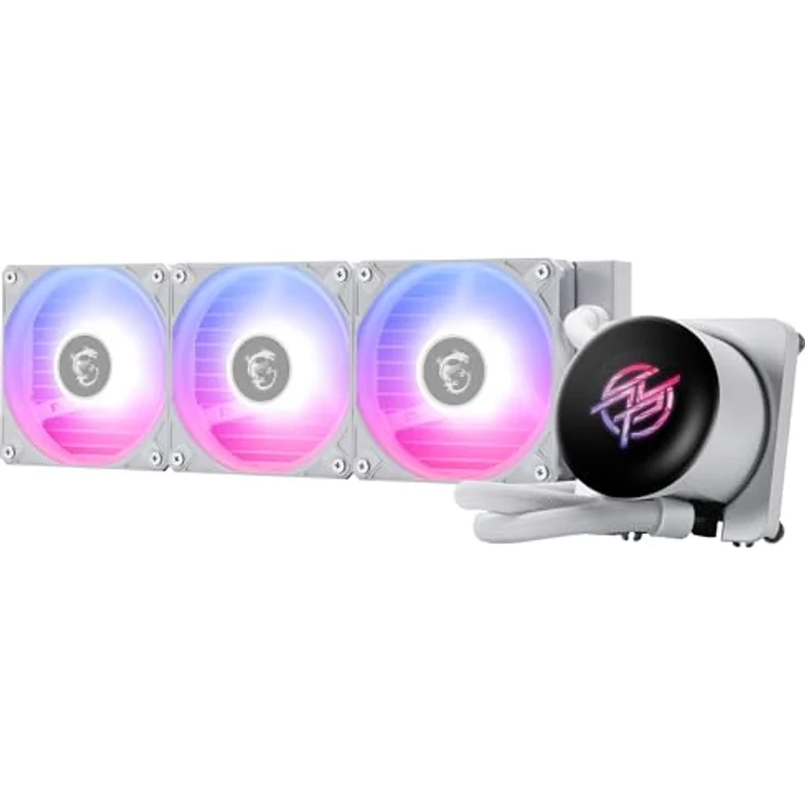 MSI MPG CoreLiquid P13 360 White, CPU Wasserkühler mit RGB-Beleuchtung, Weiss – Bild 1