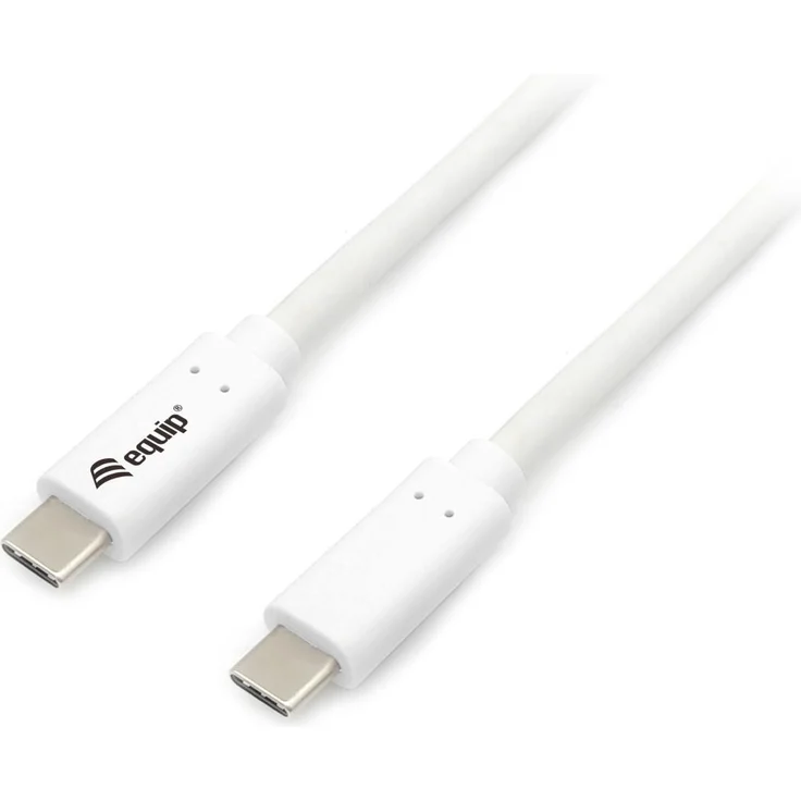 Equip USB 3.2 Gen 1 C auf C Kabel, 0.5m, PD 60W, 5Gbps, M/M, Weiß