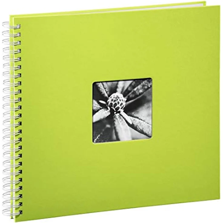 Hama Jumbo Fotoalbum, 36 x 32 cm, 50 weiße Seiten, 25 Blatt, mit Ausschnitt für Bildeinschub, Fotobuch kiwi - Preisvergleich – Bild 4