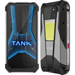 8849 Tank 2 Pro Outdoor Handy Ohne Vertrag, 23800mAh Android 14 Robustes Smartphone mit Projektor, 16GB+256GB, 6,79" Dual SIM 4G Rugged Smartphone, 1TB Erweiterbar/OTG/GPS in Schwarz