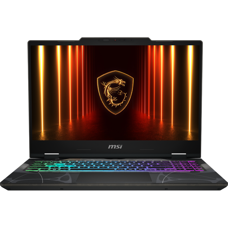 MSI Cyborg 15 B2HWGKG-091, 15,6" FHD 144Hz Gaming Laptop, AMD Ryzen 7 260, 16GB RAM, 512GB SSD, NVIDIA RTX 5070, schwarz, Windows 11 Home