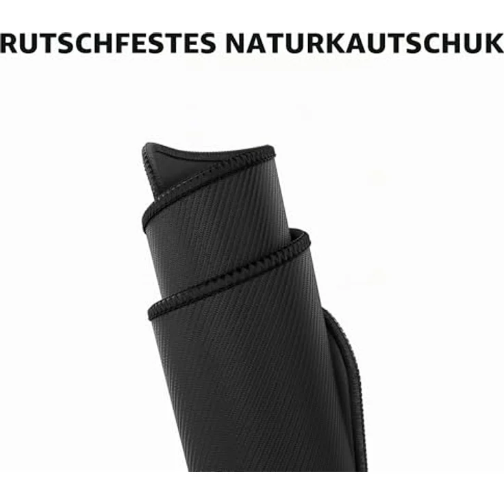 Pulsar ParaGlide Mauspad XL, Gaming-Mauspad mit rutschfester Naturkautschukbasis, schwarzes Stoffoberfläche, 490 x 420 mm – Bild 4