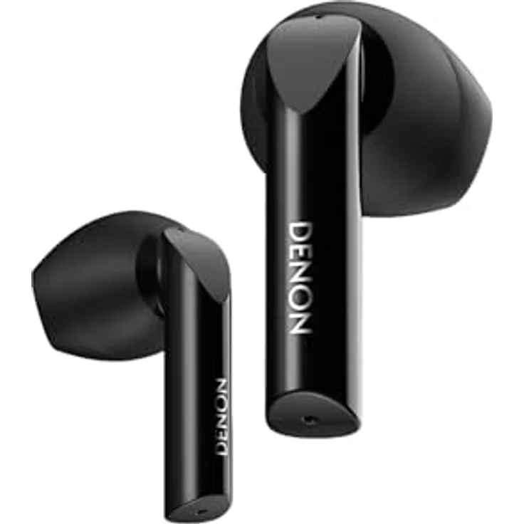 Denon AH-C500W, True Wireless In-Ear-Kopfhörer mit IPX4 Wasserresistenz, Multipoint-Konnektivität und kabellosem Laden – Schwarz – Bild 1