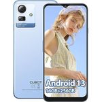 CUBOT NOTE 50 Handy Ohne Vertrag Android 13 Smartphone Günstig (2023),Octa-Core 16GB RAM/256GB ROM 4G Dual SIM Simlockfreie Handys,6,56" HD+ Display,5200mAh Akku,50MP Kamera,NFC/Fingerabdruck/OTG-Blau