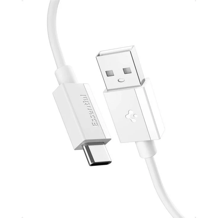 Spigen Essential 60W USB-Kabel, USB-A <-> USB-C, 2m, Weiß – Bild 8